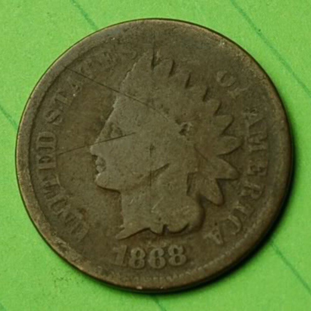 RARE FIND KEY DATE 🌟1868 Indian Head Cent Penny 1c Lot X30🌟